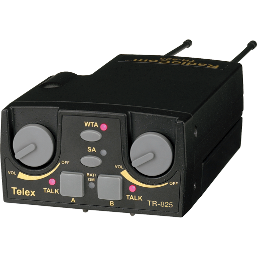 Tr 5 Uhf Two Channel Binaural Wireless Beltpack By Rts Intercoms