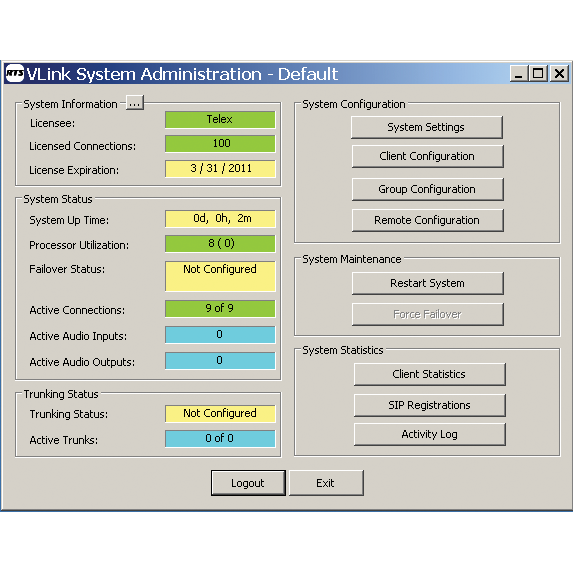 RTS VLink Virtual Matrix